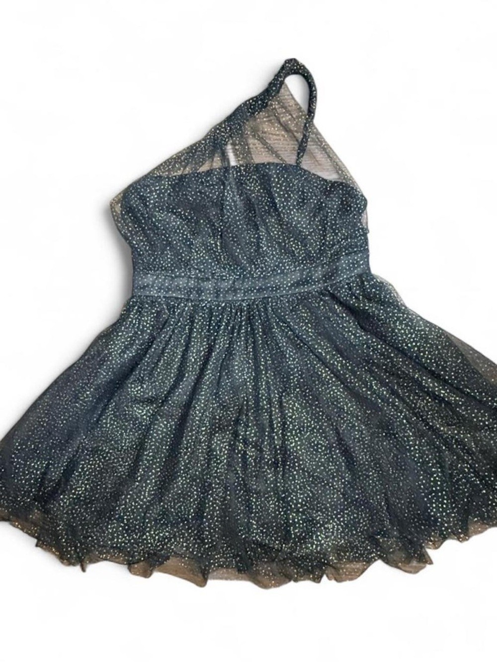 One-Shoulder Tulle Dress